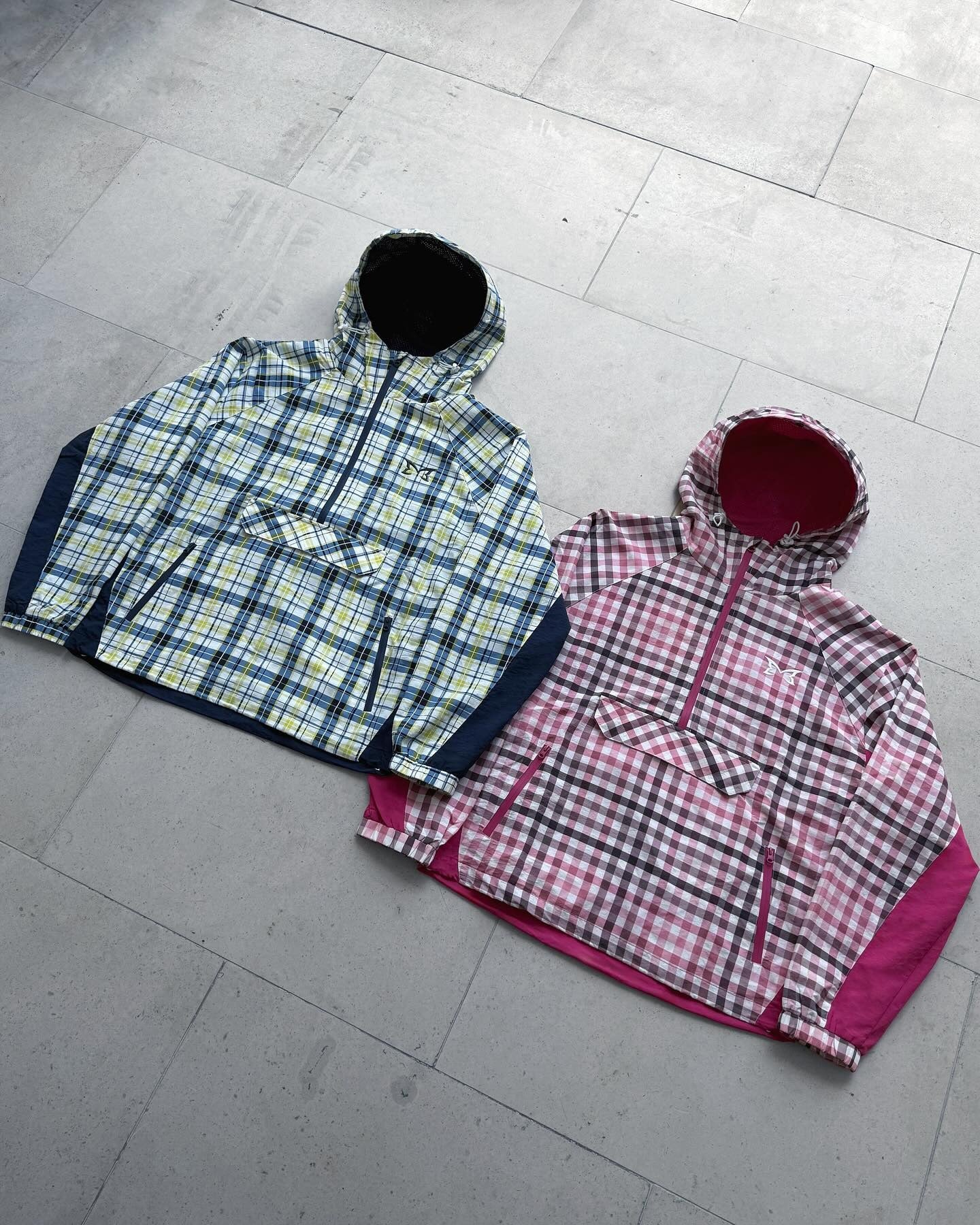 Mertra Check Anorak Yellow/Navy & Pink Edition