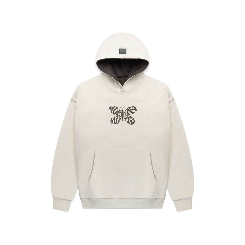 Mertra Back Logo Hoodie Bone
