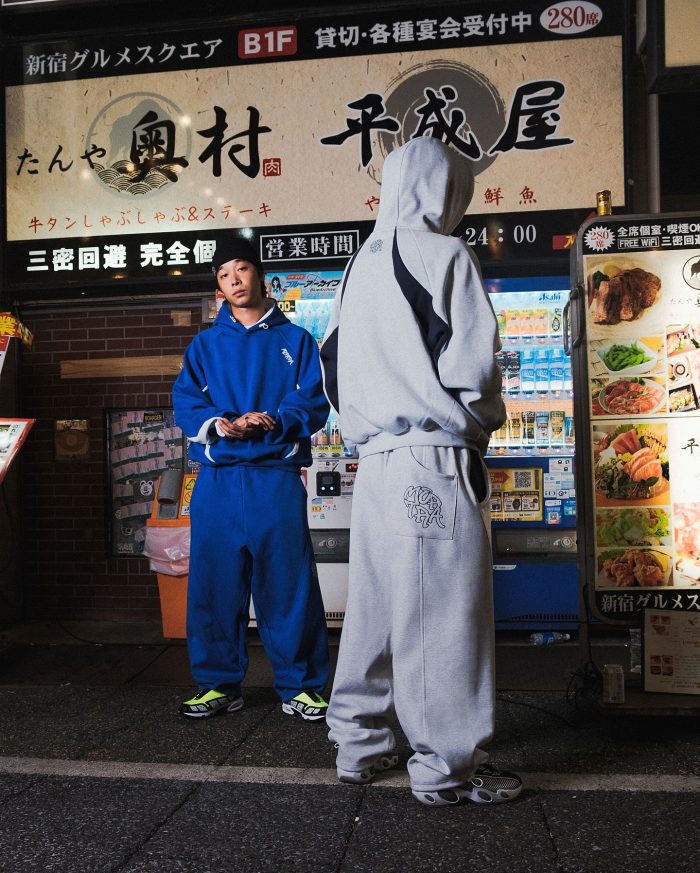 Mertra Tracksuit Blue & Grey