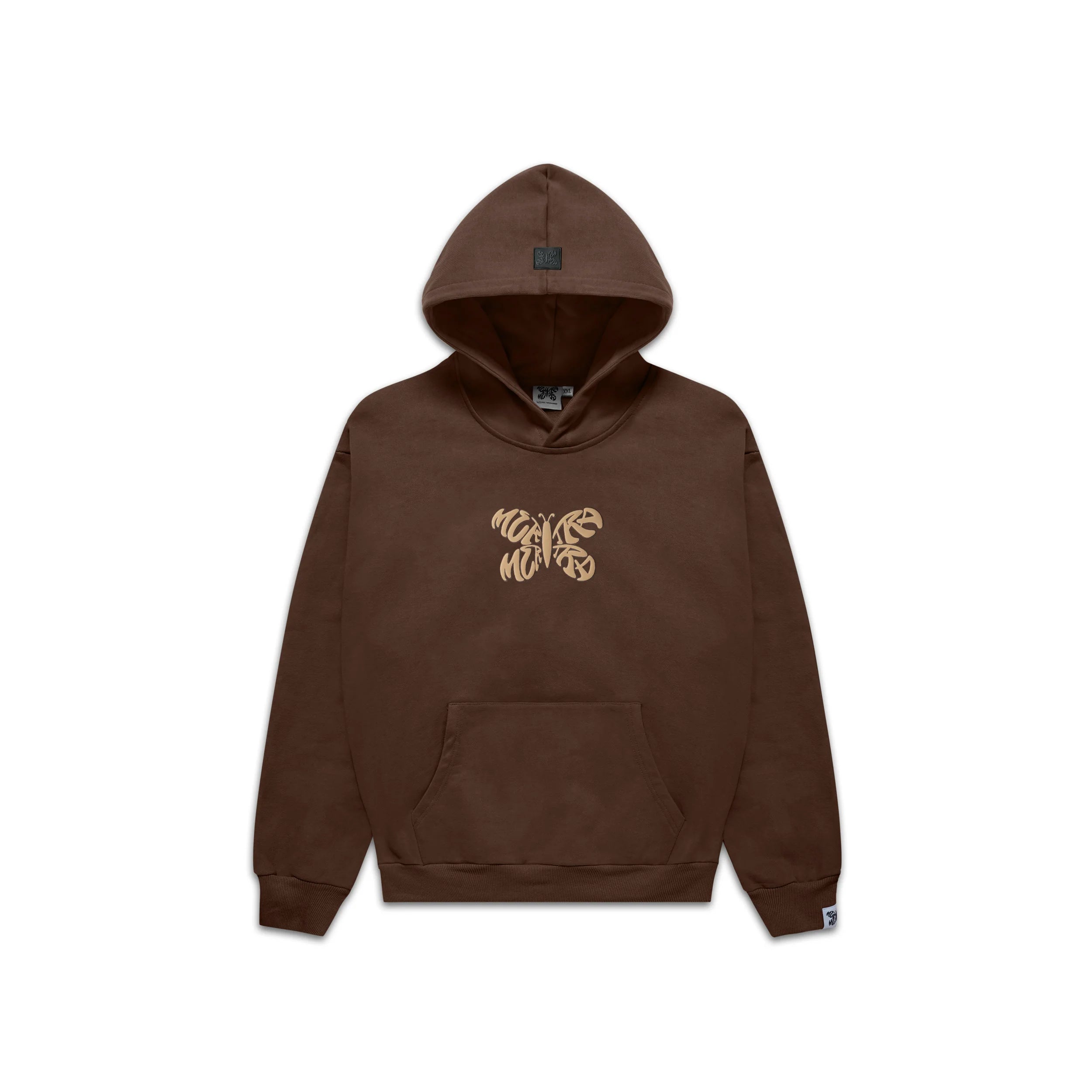 Mertra Logo Hoodie Brown / Sand Print