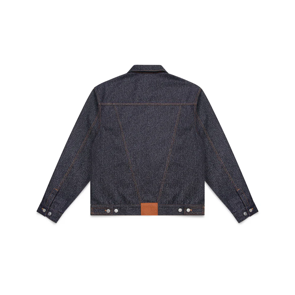 Mertra Denim Jacket Signature Pattern