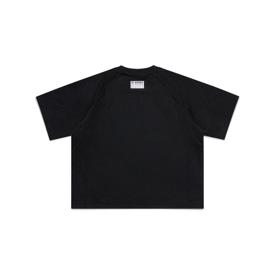 Mertra Layered Mesh Jersey (Black)